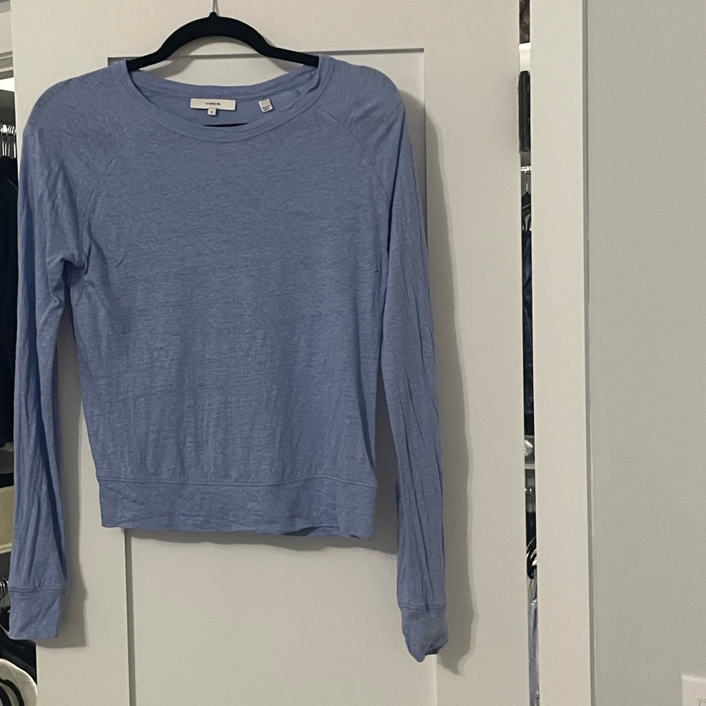 NWOT Vince Linen Long Sleeve Shirt